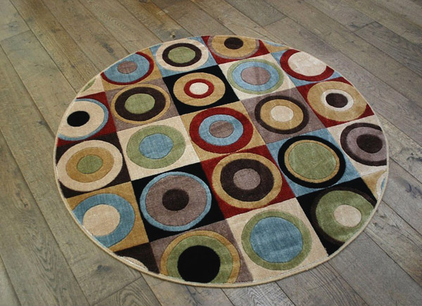 15 Geometrical and Artisitc Modern Round Area Rugs  Home Design Lover