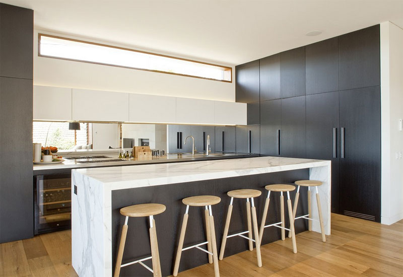 middle harbour house minimalist kitchen