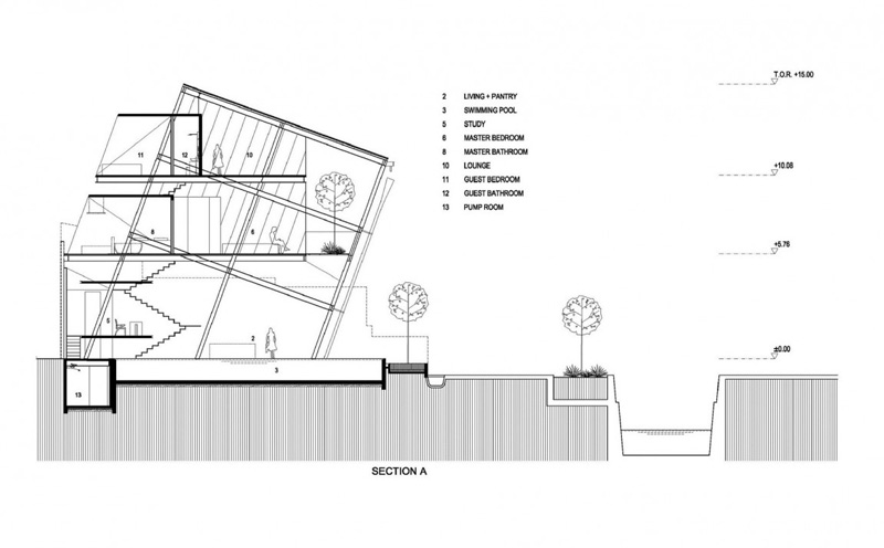 Slanted House Sketch Plan